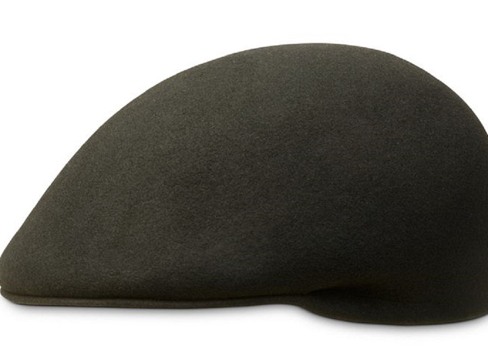 Country Gentlemen Men's Ascot Felt Cap Black Size X-Large