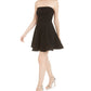 B Darlin Women's Mini Fit Flare Evening Dress Size Black 11-12