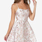 B Darlin Junior's Lace Up A Line Dress White Size 7/8