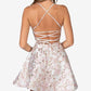 B Darlin Junior's Lace Up A Line Dress White Size 7/8
