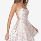 B Darlin Junior's Lace Up A Line Dress White Size 7/8