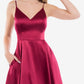 B Darlin Junior's Satin Fit & Flare Dress Red Size 5-6