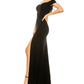 B Darlin Women's Short Sleeve Off Shoulder Full Length Dress Black Size 2TB