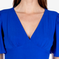 B Darlin Junior's V Neck Ruffled Dress Blue Size 9-10