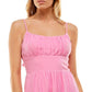 B Darlin Junior's Emma Tiered Dress Pink Size 9-10