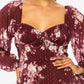 B Darlin Junior's Emma Sweetheart Neck Dress Red Size 13-14