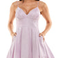 B Darlin Junior's Glitter Knit Skater Party Dress Purple Size 13-14