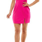B Darlin Junior's One Shoulder Open Back Dress Pink Size Small