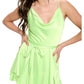 B Darlin Junior's Cowlneck Fit & Flare Dress Green Size 3-4