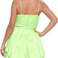 B Darlin Junior's Cowlneck Fit & Flare Dress Green Size 3-4