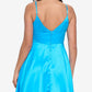 B Darlin Junior's Sweetheart Neck Fit & Flare Dress Blue Size 11 -12