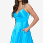 B Darlin Junior's Sweetheart Neck Fit & Flare Dress Blue Size 11 -12