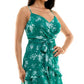 B Darlin Junior's V Neck Tie Front Dress Green Size 12