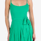 B Darlin Junior's Tie Waist Dress Green Size 11-12