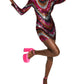 B Darlin Junior's Sequined Low Back Mini Dress Black Size Small