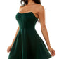 B Darlin Junior's Strapless Corset Dress Green Size 12