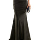 B Darlin Junior's Shirred Gown Black Size 12