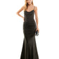 B Darlin Junior's Shirred Gown Black Size 12