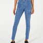 Dickies Women's Stripe Skinny Cargo Jeans Blue Size 11