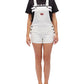 Dickies Women's Cuffed Overalls White Size X-Small