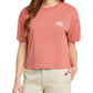 Dickies Junior's Cotton Logo Graphic Crop T-Shirt Terracota  Size Small