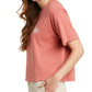 Dickies Junior's Cotton Logo Graphic Crop T-Shirt Terracota  Size Small