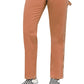 Dickies Women's Pocketed Zippered Carpenter High Rise Straight leg Pants Waist Orange Size 9