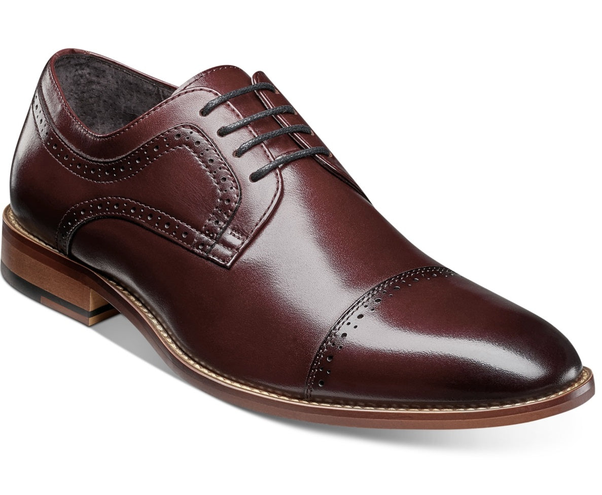 Stacy Adams Men's Dickinson Cap Toe Oxfords Shoes Red Size 8 M