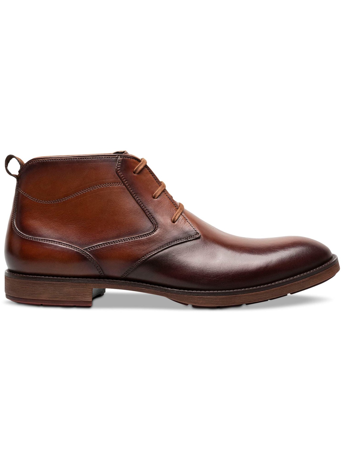 Stacy Adams Men's Kyron Plain Toe Lace Up Chukka Boots Brown Size 13 M
