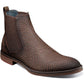 Stacy Adams Men's Kayden Plain Toe Chelsea Boots Brown Size 10.5 M