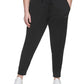 DKNY Women's Embellished Jogger Pants Black Size 2X