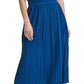 DKNY Women's Pleated Smocked Waist Dress Blue Size 8