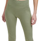 DKNY Women's High Waist 7/8 Leggings Green Size Medium