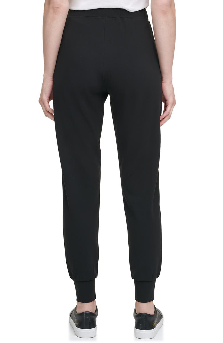 DKNY Women's Zip Pocket Joggers Black Size Large