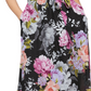 SL Fashions Women's Belted Halter Maxi Dress Black Size 12