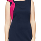 SL Fashions Women's Bow Detail Sheath Dress Blue Size 8