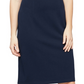 SL Fashions Women's Bow Detail Sheath Dress Blue Size 8