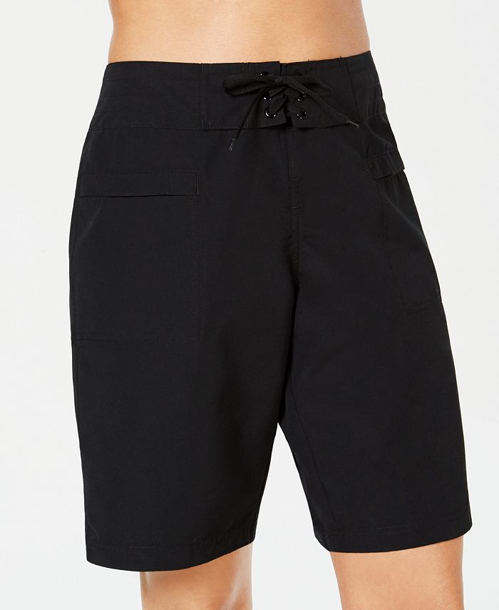 Island Escape Women's Board Shorts Swimsuit Black Size 6