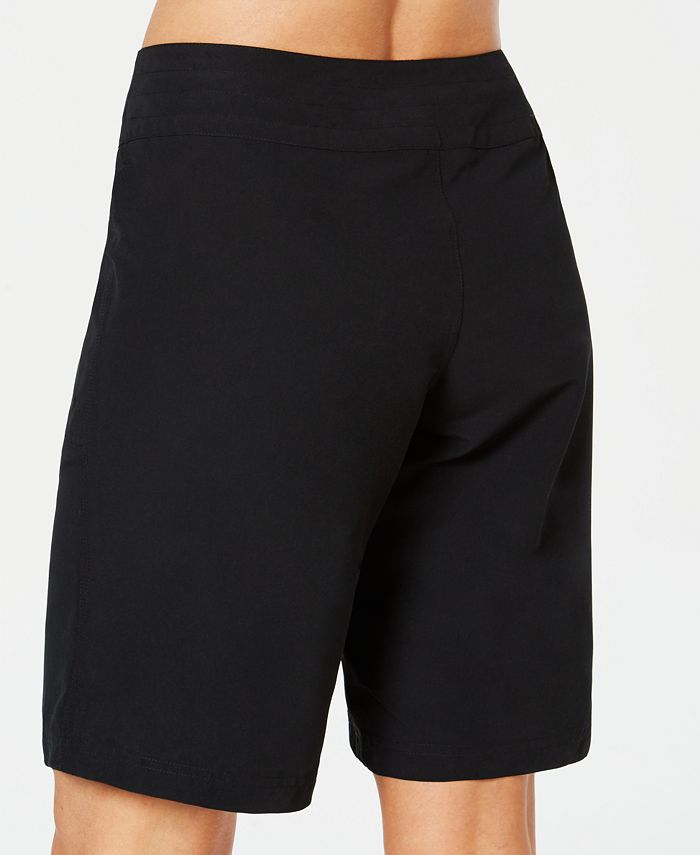 Island Escape Women's Board Shorts Swimsuit Black Size 6