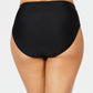 Island Escape Women's Bikini Bottoms Swimsuit Black Size 10