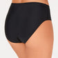 Island Escape Women's Bikini Bottoms Swimsuit Black Size 12