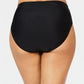 Island Escape Women's Bikini Bottoms Swimsuit Black Size 12