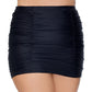 Raisins Women's Alicante Solids Costa Skirt Swim Bottom Black Size 14W