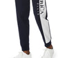 Perry Ellis Men's Embroidered Flag Sweat Pants Blue Size XX-Large