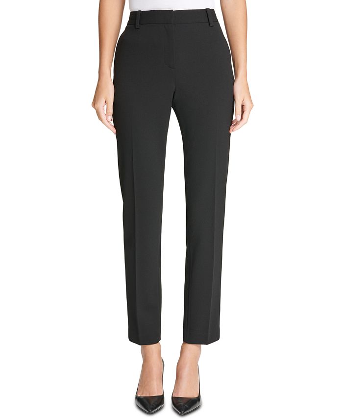 DKNY Women's Slim Pants Black Size 8 Petite