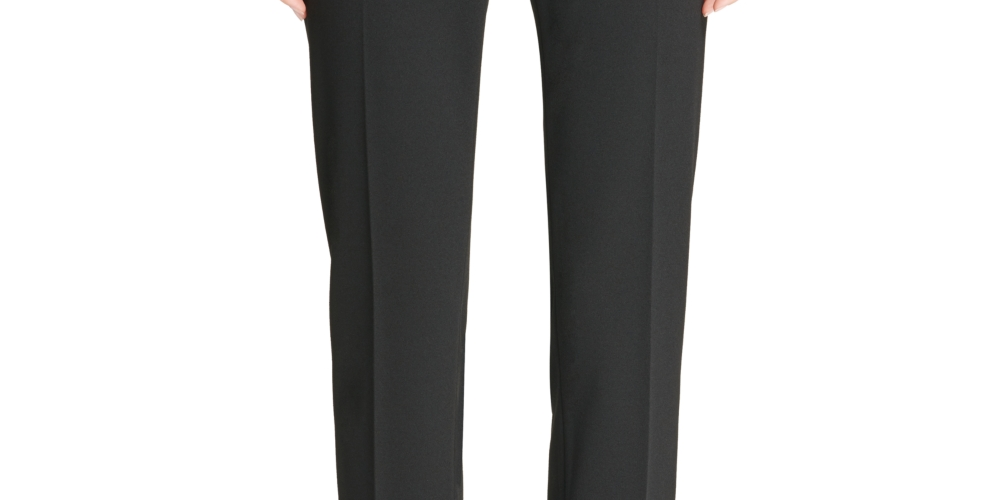 DKNY Women's Slim Pants Black Size 6Petite