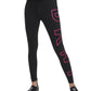 DKNY Women's Big Logo High Waist Leggings Black Size S