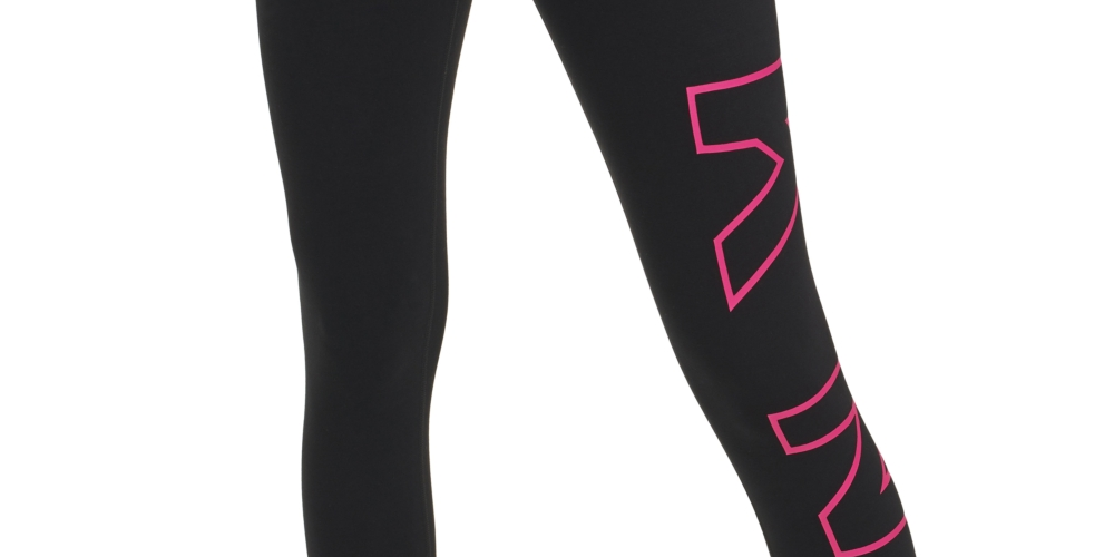 DKNY Women's Big Logo High Waist Leggings Black Size S