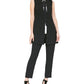 DKNY Women's Sleeveless Lapel Vest Black Size 2