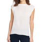 DKNY Women's Boatneck Cap Sleeve Blouse Black Size Medium